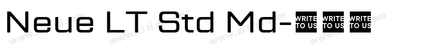 Neue LT Std Md字体转换